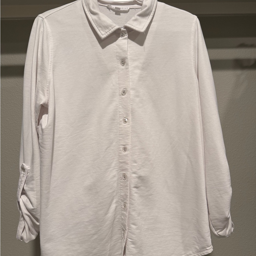 Classic White Button Down Shirt for Women